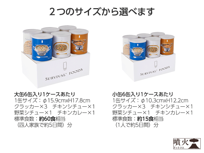 サバイバルフーズ ファミリーセット(カレー&シチュー)