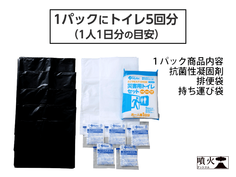 災害用トイレ 300回分