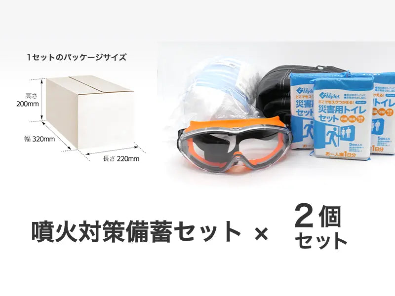 噴火対策備蓄セット