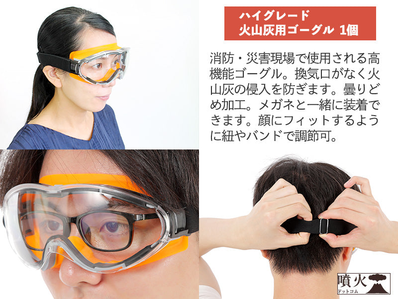 登山時噴火対策セット(噴火防災シリーズ)