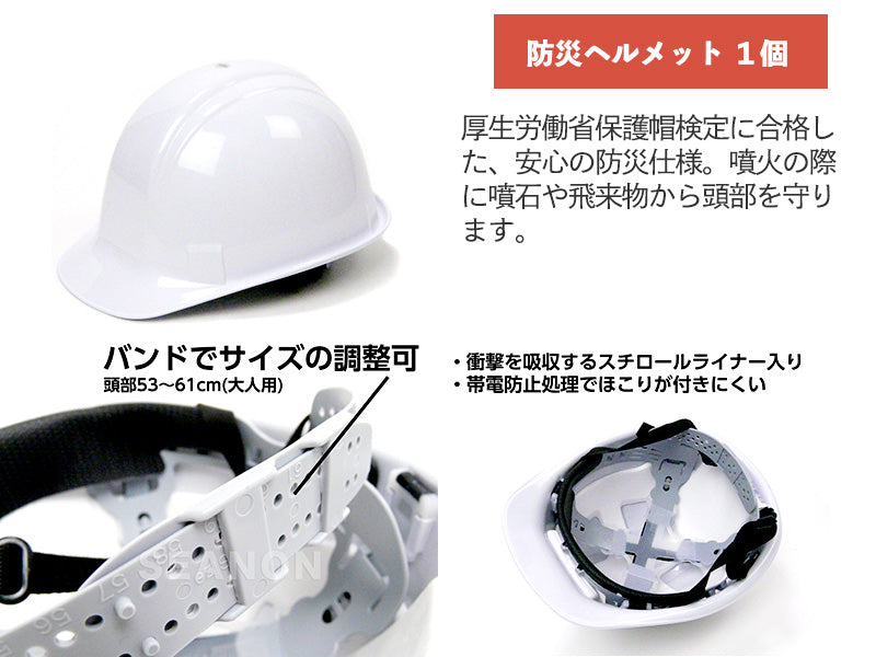 登山時噴火対策セット(噴火防災シリーズ)