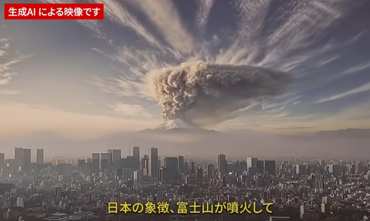 東京都 富士山の噴火にともなう首都への影響について映像公開