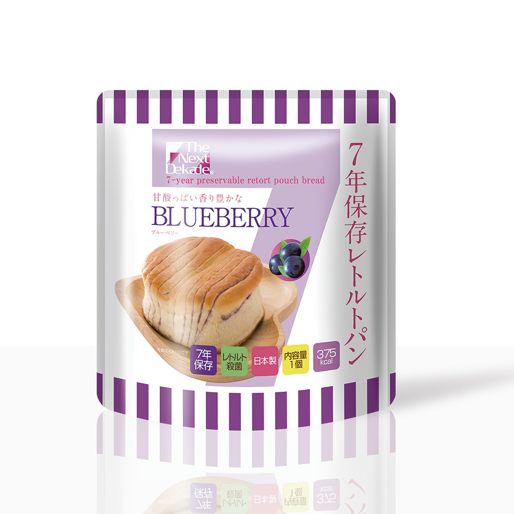 3日分保存食セット Completed Version レトルトパン ブルーベリー