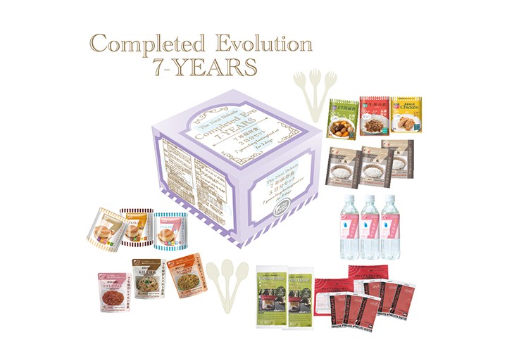 3日分保存食セット Completed Evo Completed Evo セット全体（OGP用・横長）